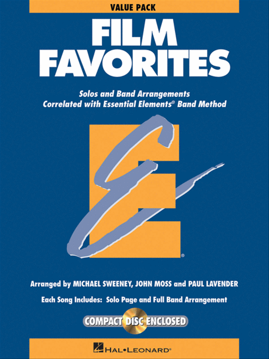 Film Favorites – Value Pak Concert Band Methods scores gallery preview page 1