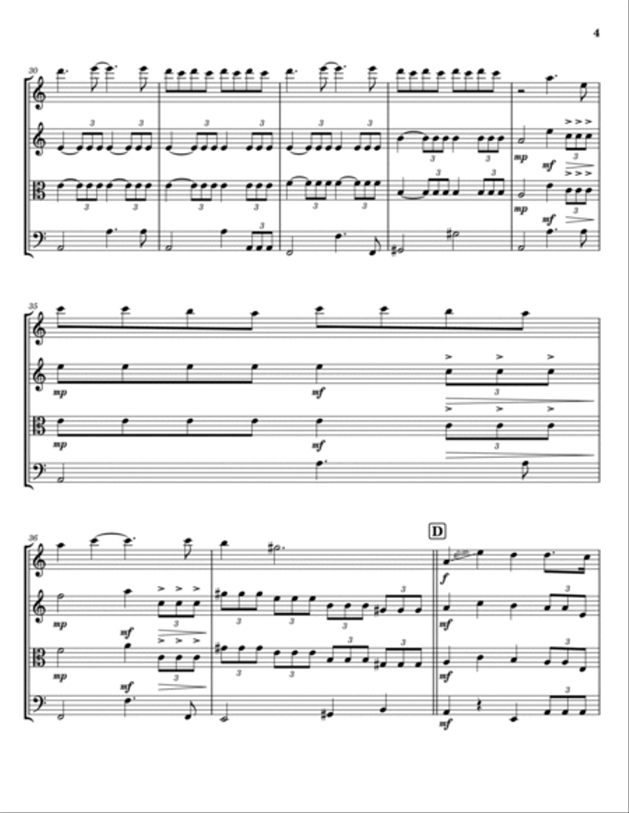 Believer String Trio scores gallery preview page 4