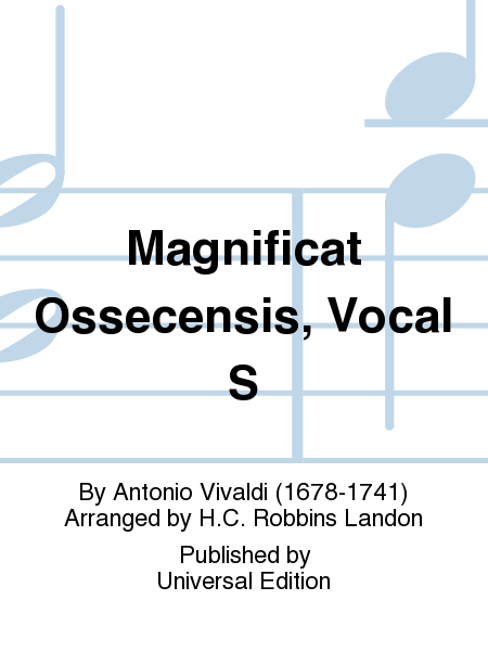 Magnificat Ossecensis, Vocal S