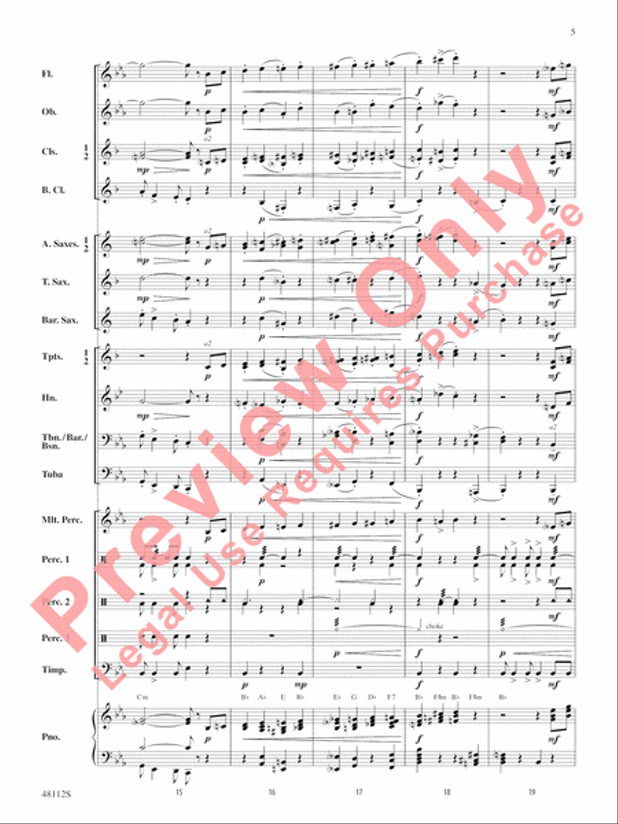 Zion March Zion March Concert Band scores gallery preview page 6