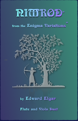 Book cover for Nimrod, from the Enigma Variations by Elgar, Flute and Viola Duet