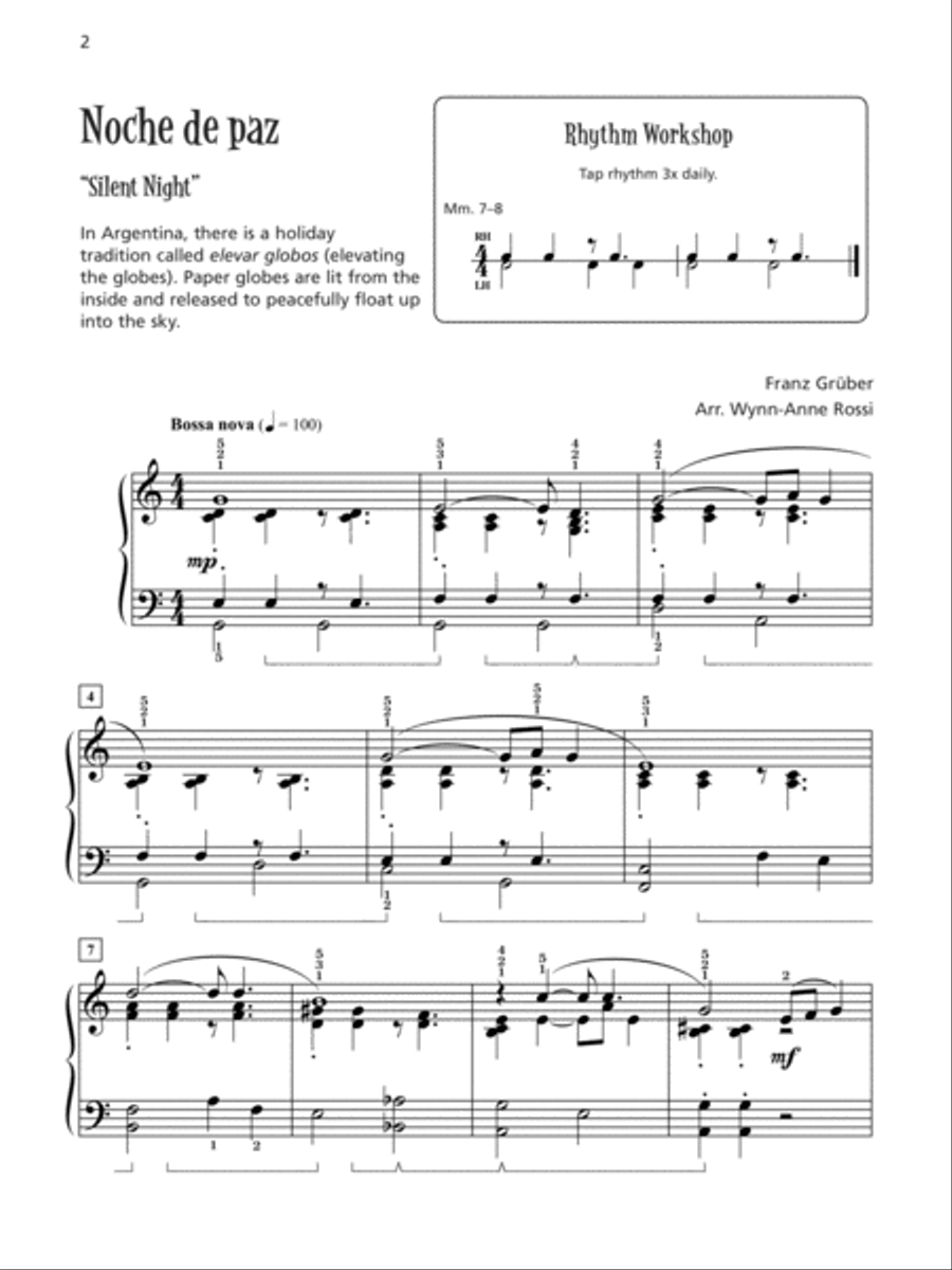 Música de Navidad, Books 3 & 4 (Value Pack) Piano Solo scores gallery preview page 6