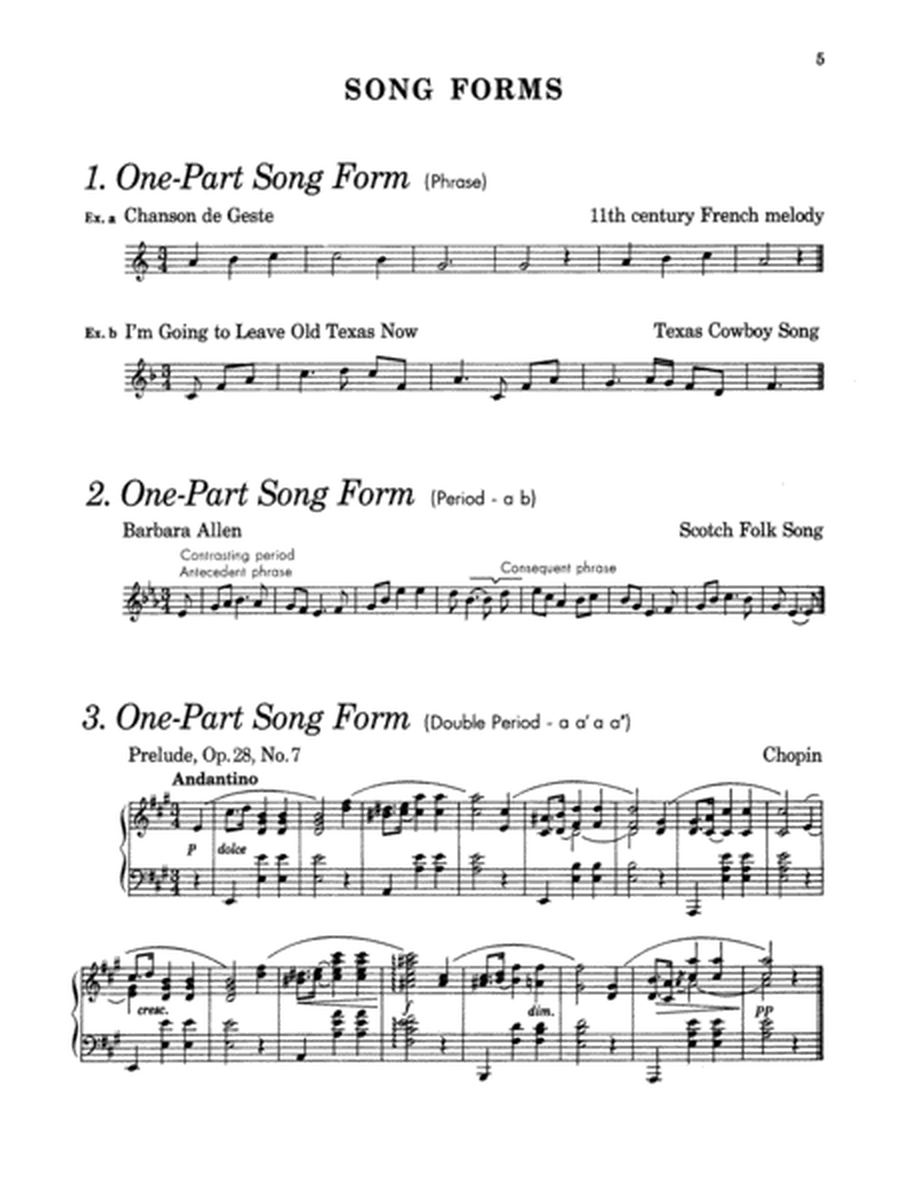 Anthology of Musical Forms