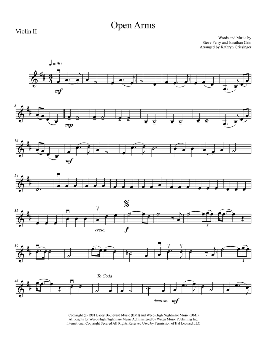 Open Arms String Quartet scores gallery preview page 3