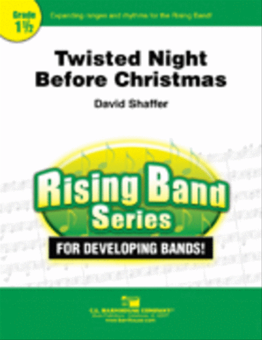Twisted Night Before Christmas Concert Band scores gallery preview page 1