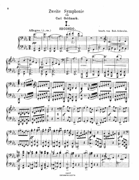 Symphony no. 2, op. in Eb major