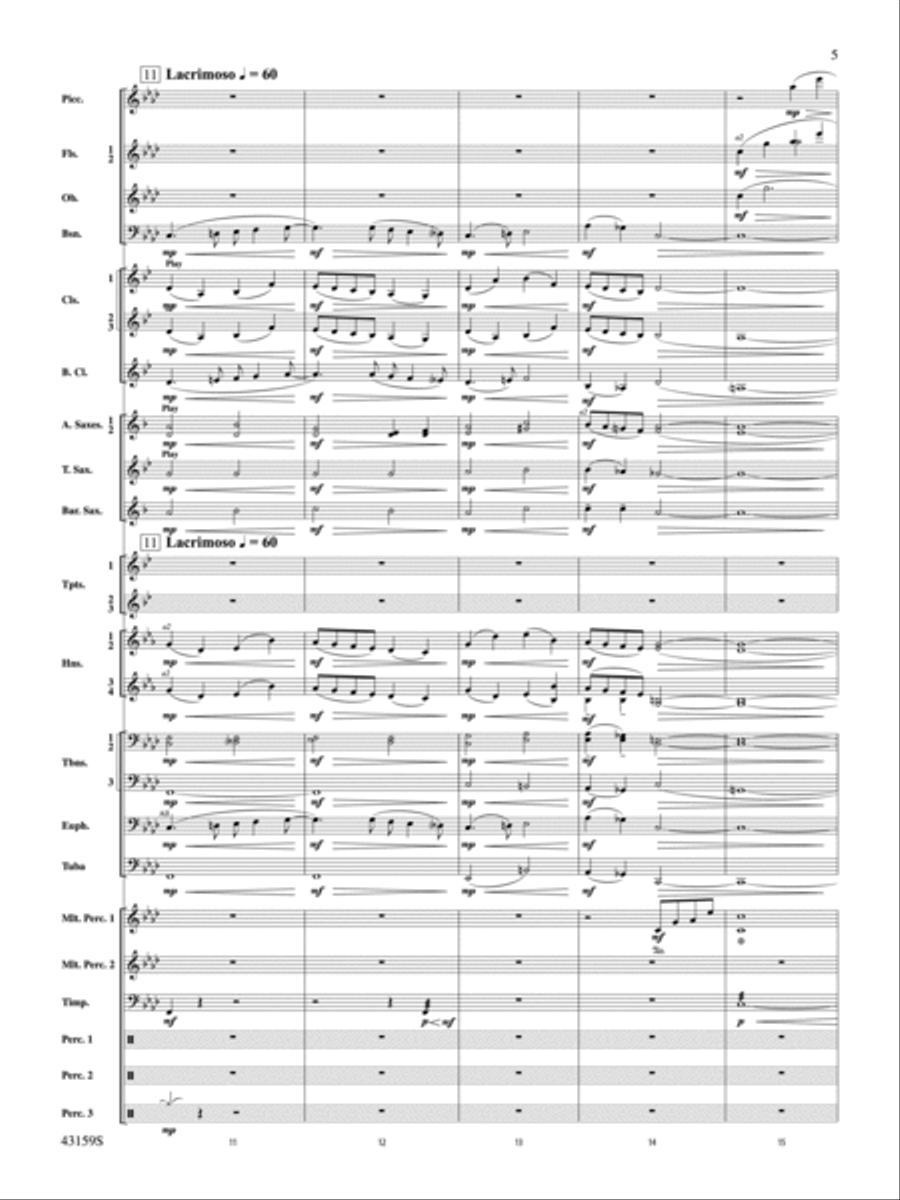 Panopticon Rising: Score Concert Band scores gallery preview page 5