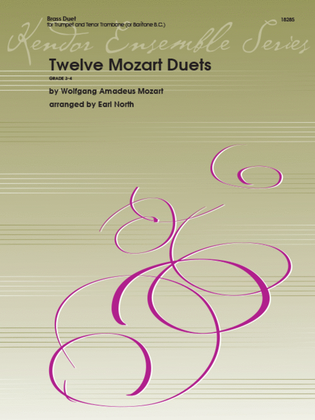 Book cover for Twelve Mozart Duets