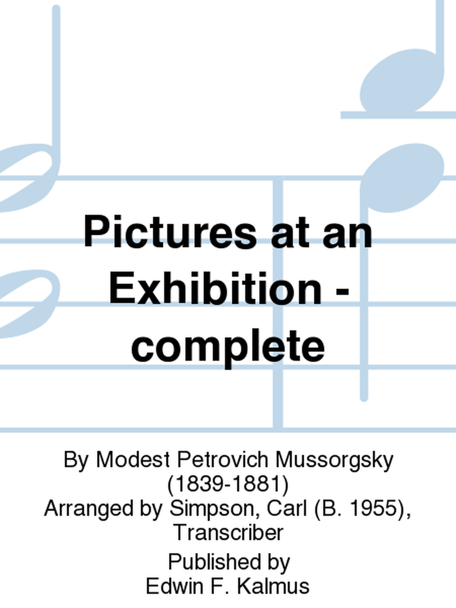 Pictures at an Exhibition - complete