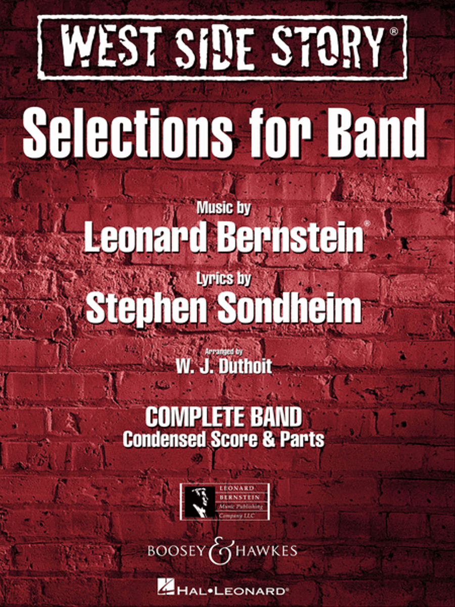 West Side Story – Selections for Band Concert Band scores gallery preview page 1