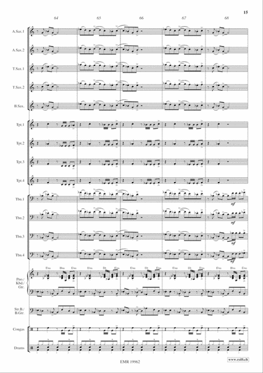 Discoland Big Band scores gallery preview page 16