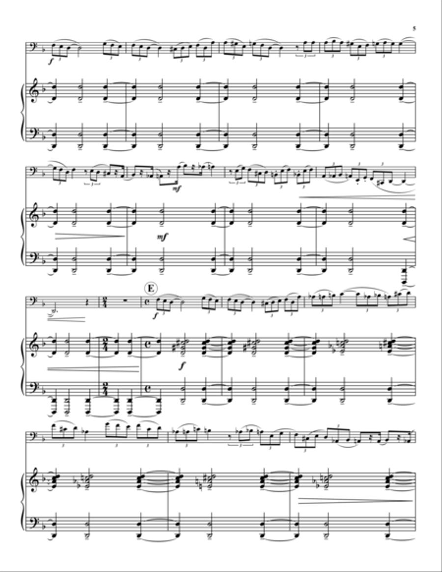 Contrabassoon Sonata Contrabassoon Sonata Bassoon Solo scores gallery preview page 5