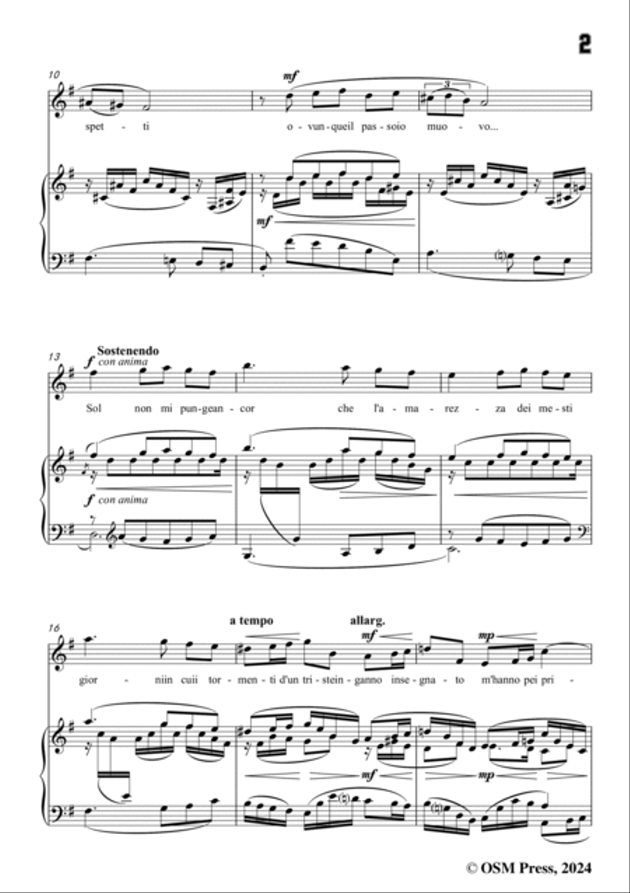 Donaudy-Luoghi Sereni E Cari,in G Major Voice scores gallery preview page 3