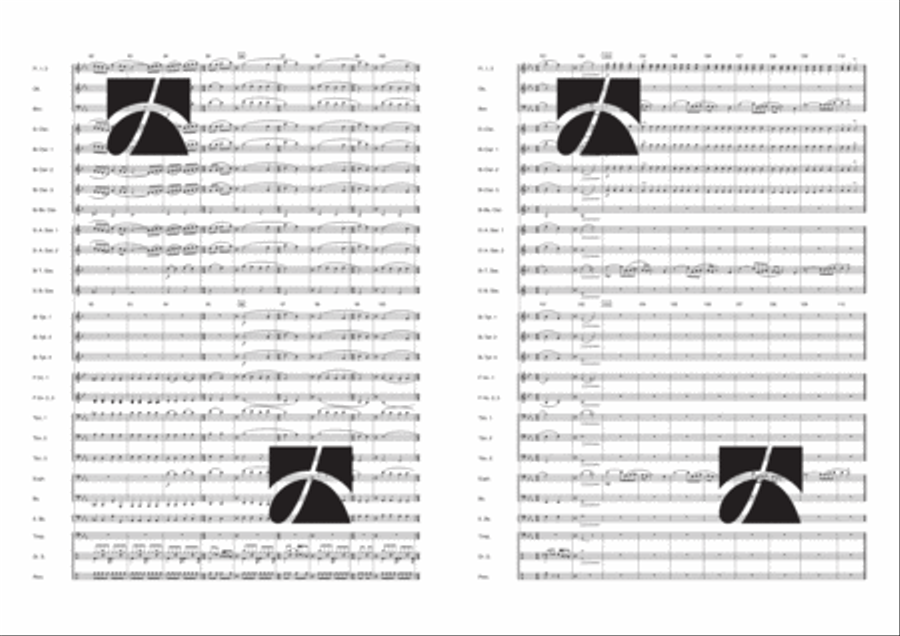 Sinfonia per un Addio Concert Band scores gallery preview page 8