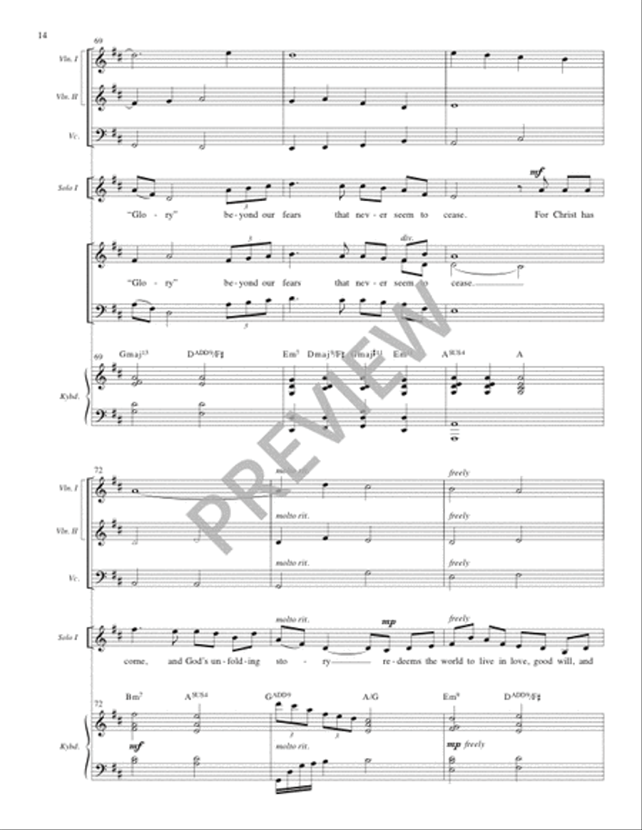 A Weary Couple - Full Score Cello scores gallery preview page 15