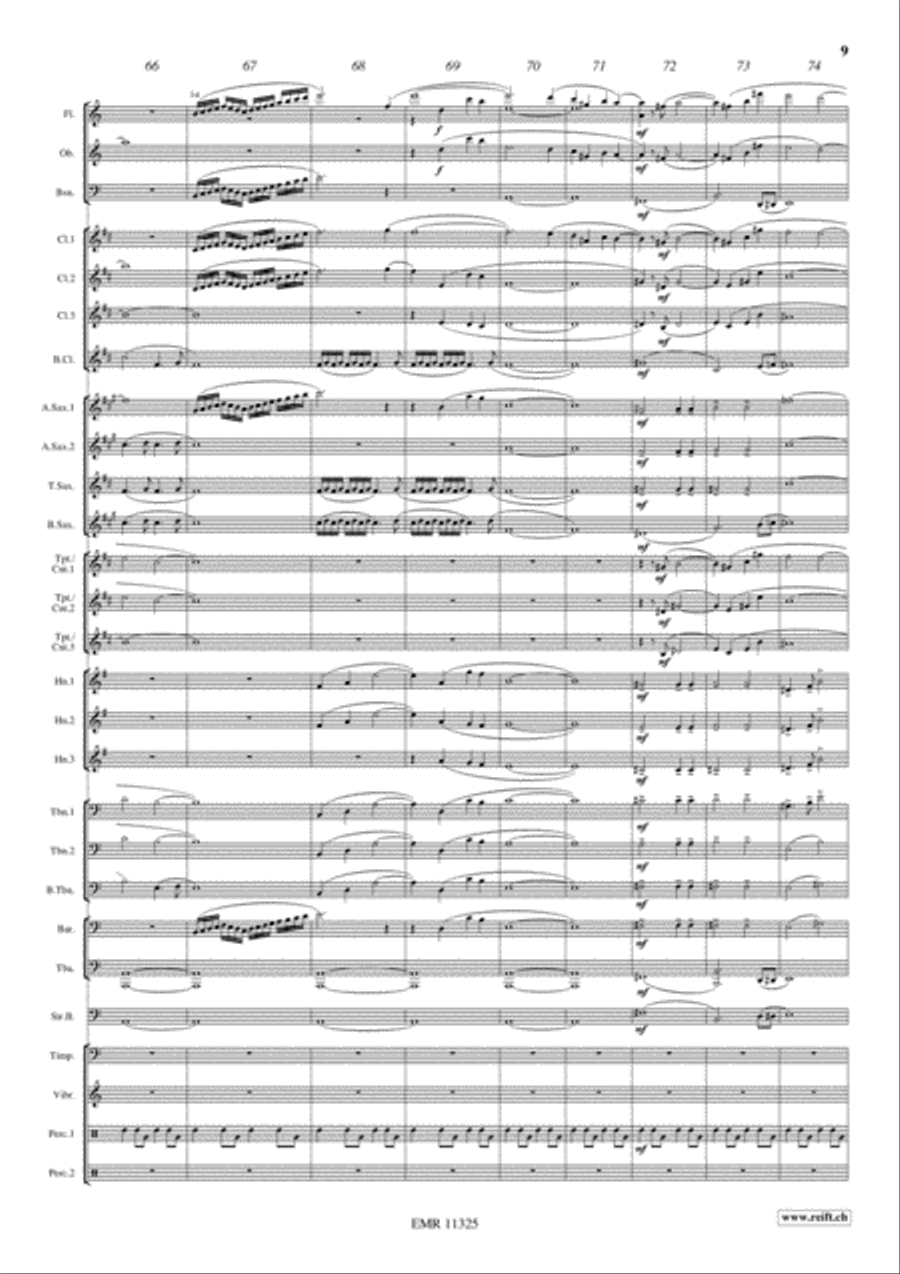 Arachnophobia Concert Band scores gallery preview page 10