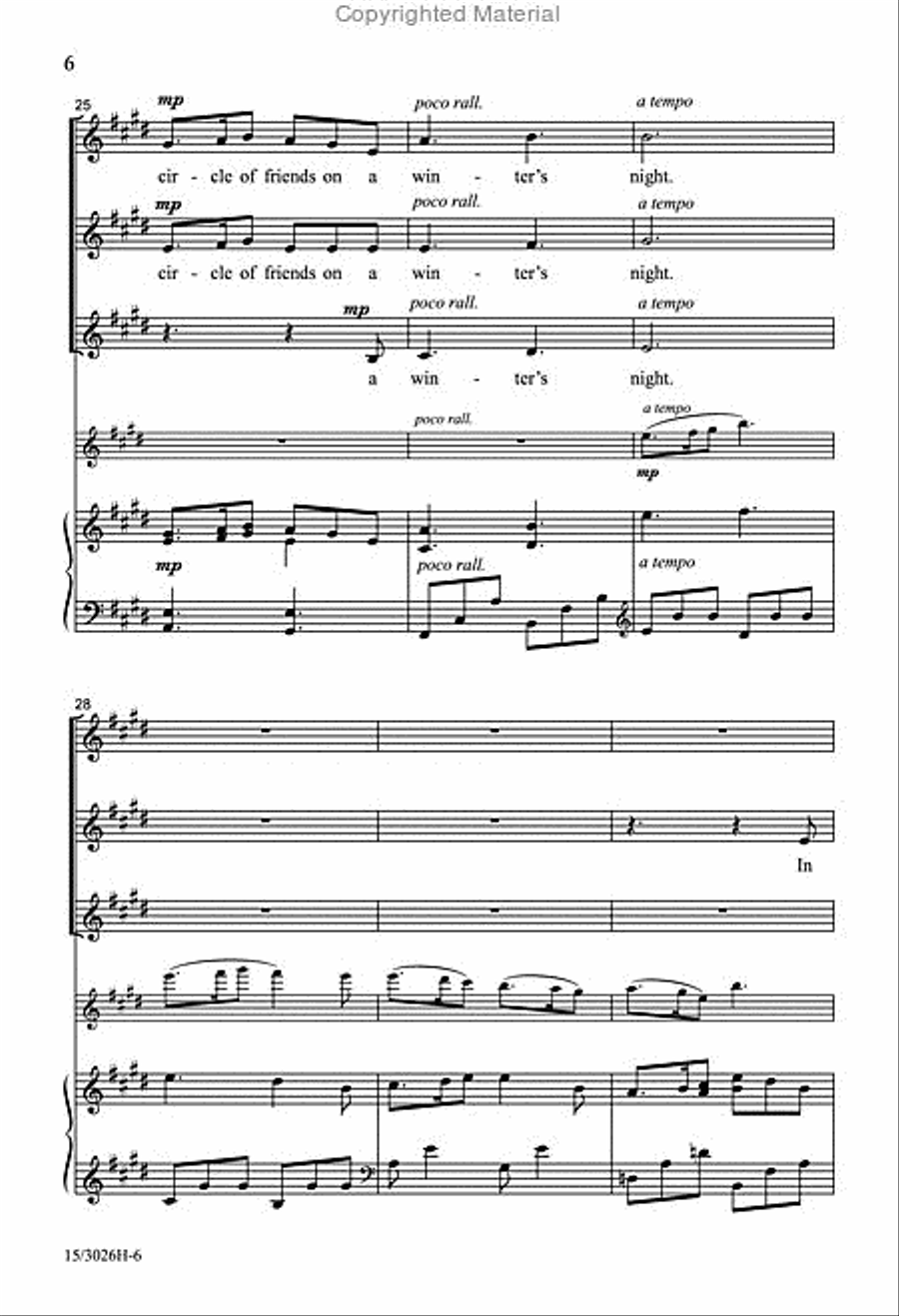 A Circle of Friends SSA scores gallery preview page 6