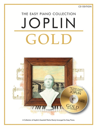 Book cover for Easy Piano Collection Joplin Gold Book/CD