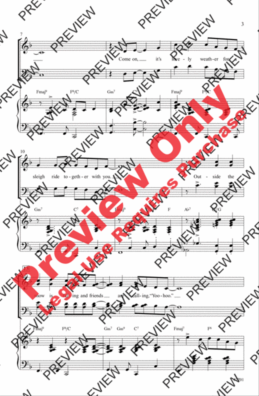 Sleigh Ride Sleigh Ride 4-Part scores gallery preview page 3
