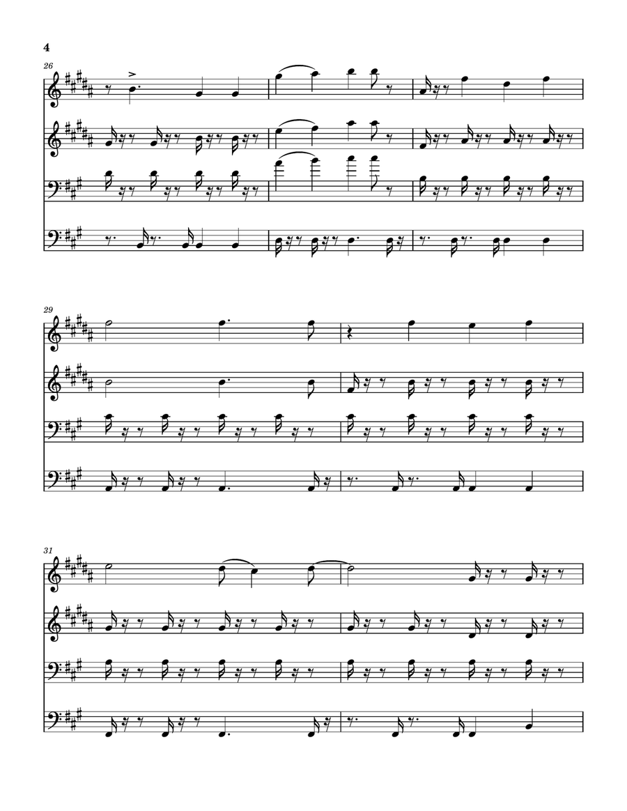 Christmas Isn't Christmas 'til You Get Here Brass Quartet scores gallery preview page 5