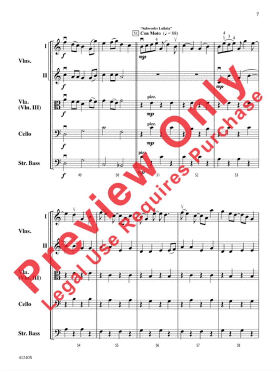 Minecraft String Orchestra scores gallery preview page 8