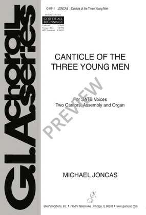 Book cover for Canticle of the Three Young Men