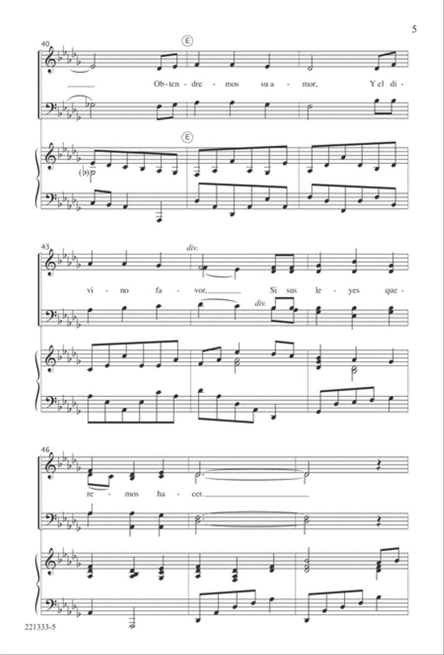 Siervos de Jesus Siervos de Jesus 4-Part scores gallery preview page 9