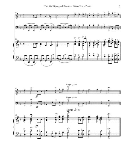 The Star-Spangled Banner for Piano Trio image number null