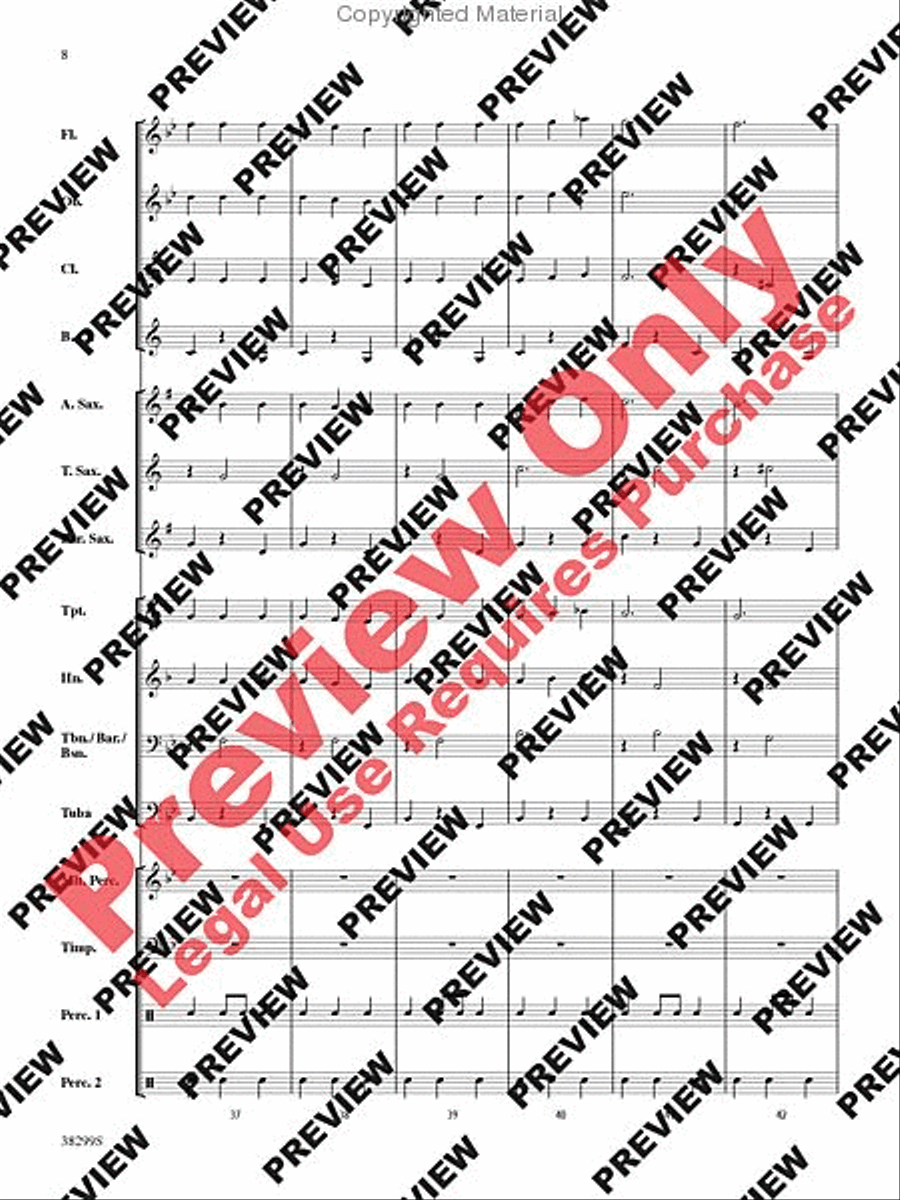 De Colores Concert Band scores gallery preview page 9