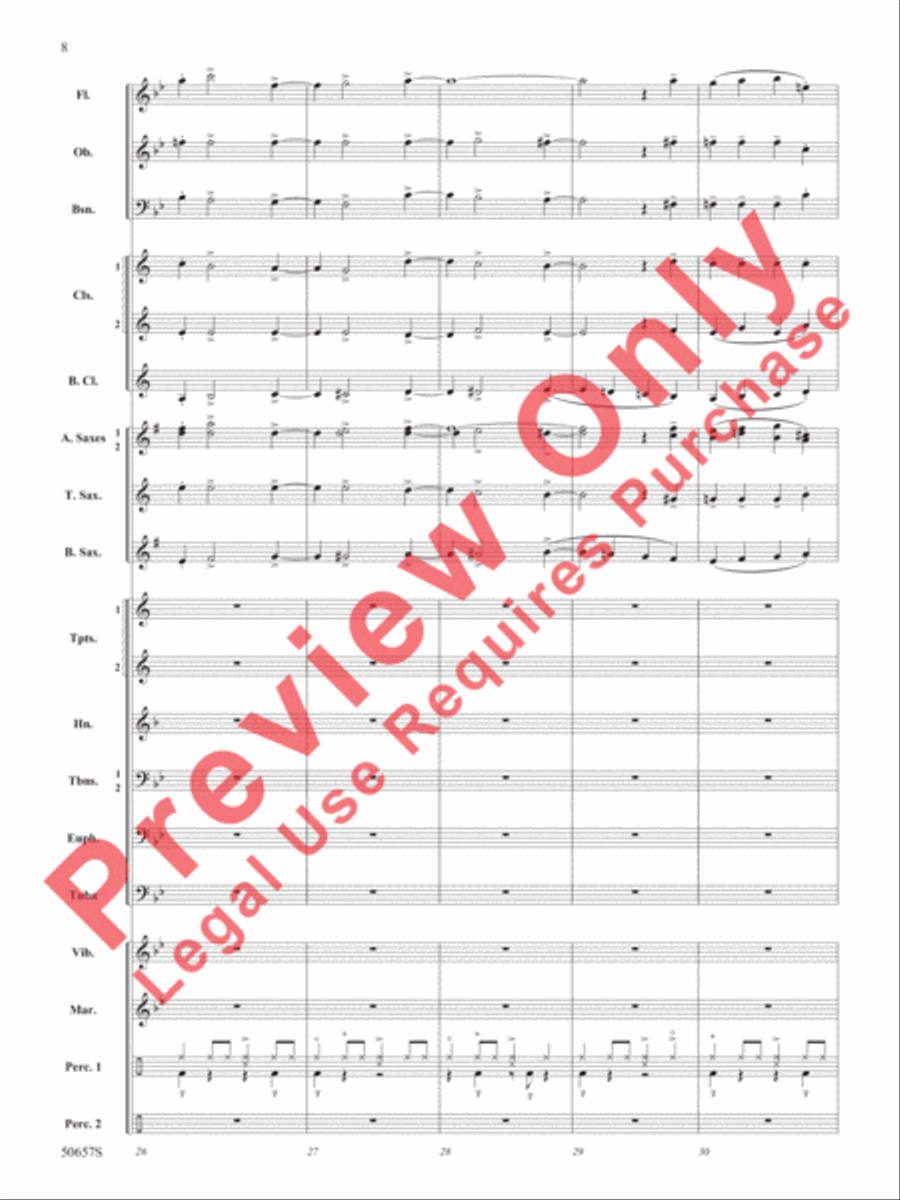 You Better Sleigh! Concert Band scores gallery preview page 9