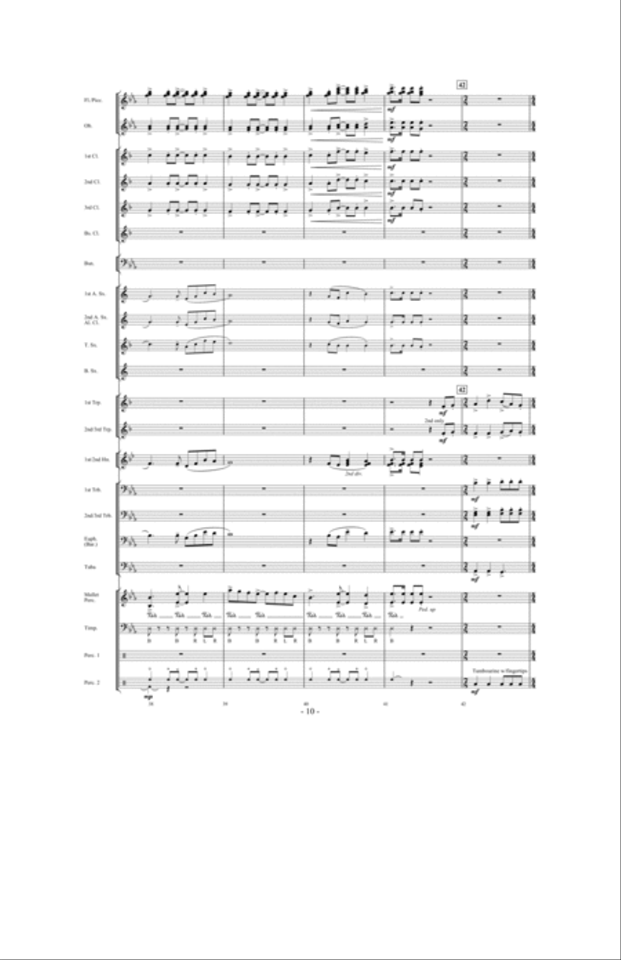 Forever Shining Concert Band scores gallery preview page 9