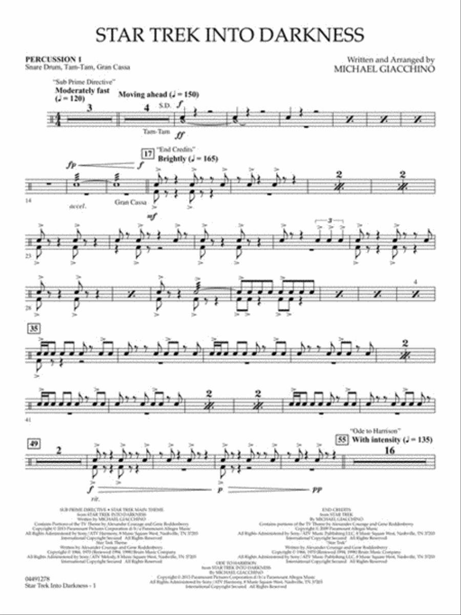 Star Trek Into Darkness Choir scores gallery preview page 8