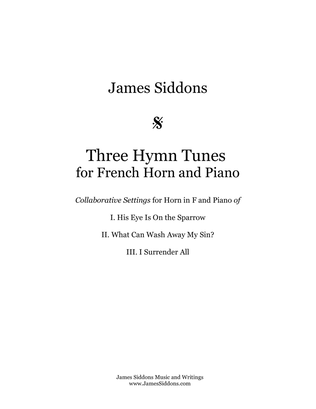 Three Hymn Tunes for French Horn and Piano