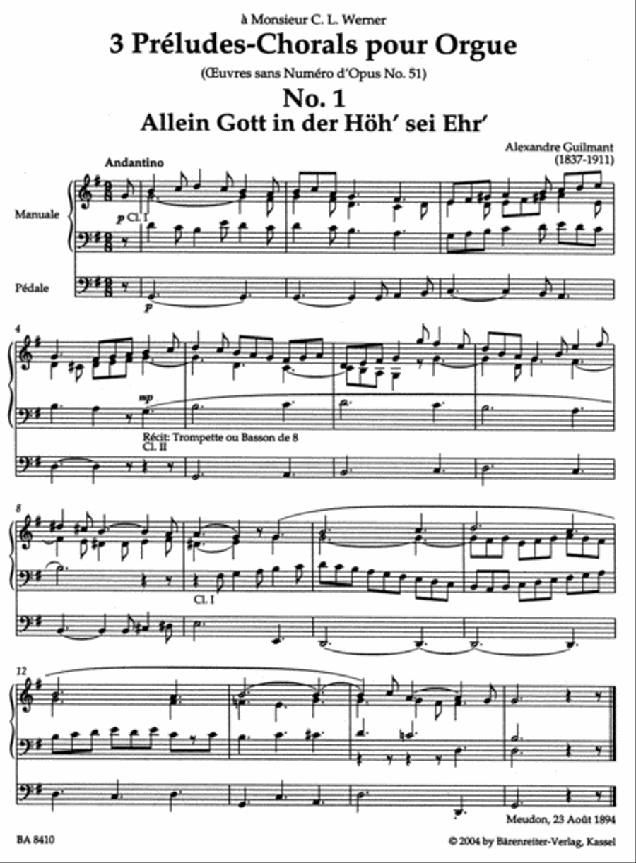 Ausgewahlte Orgelwerke IV Organ scores gallery preview page 2