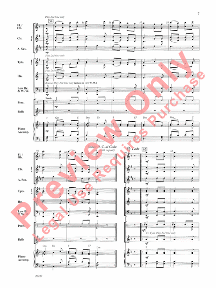 Renaissance Dances Concert Band scores gallery preview page 8