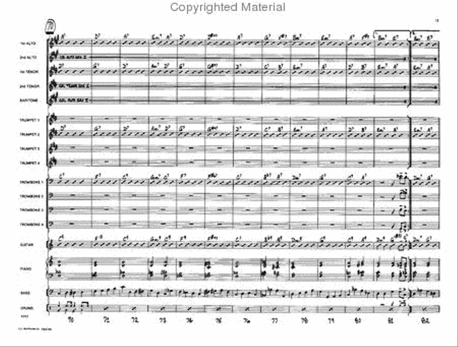 Sax-O-Rama Jazz Ensemble scores gallery preview page 11