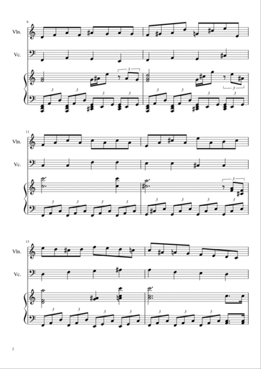 Memory String Orchestra scores gallery preview page 2