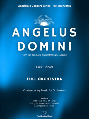 Book cover for Angelus Domini (Full Orchestra)