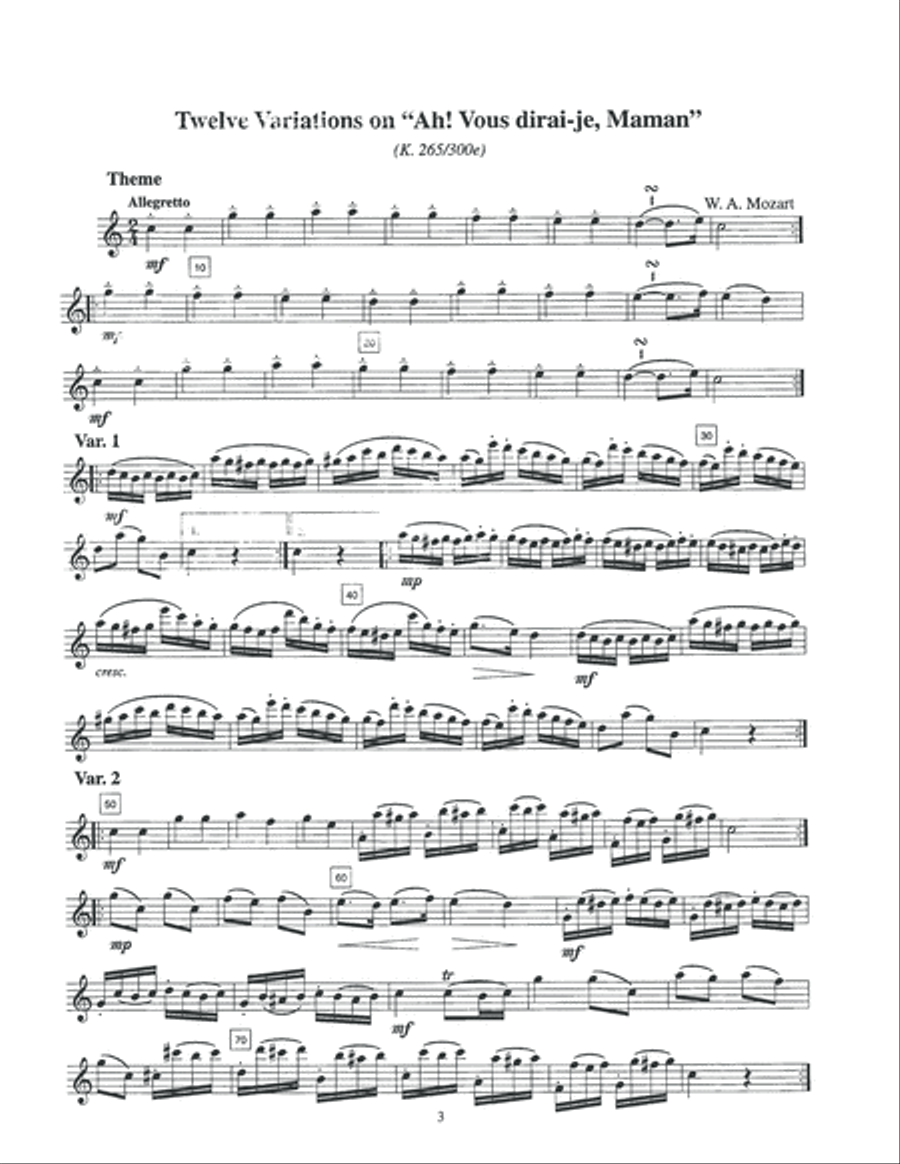 Mozart for Flute Mozart for Flute Flute Solo scores gallery preview page 4