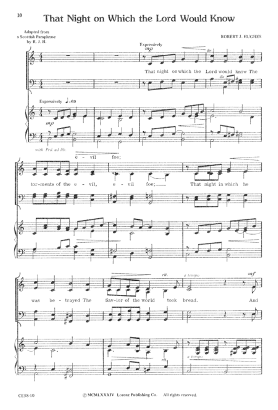 Do This in Remembrance of Me 4-Part scores gallery preview page 12