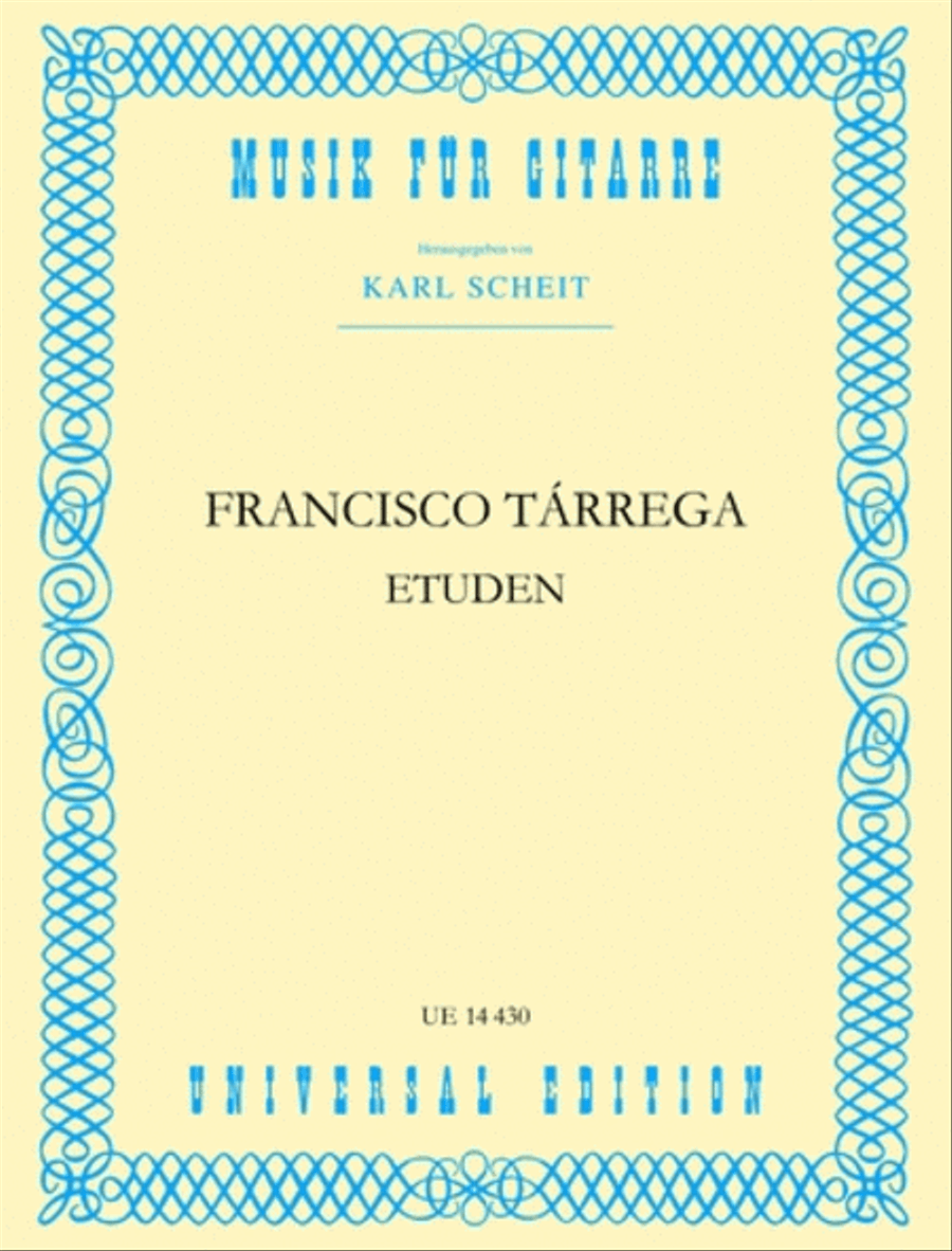 Etudes, Guitar, Scheit Chamber Music scores gallery preview page 1