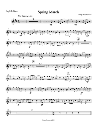 Spring March: ENGLISH HORN PART