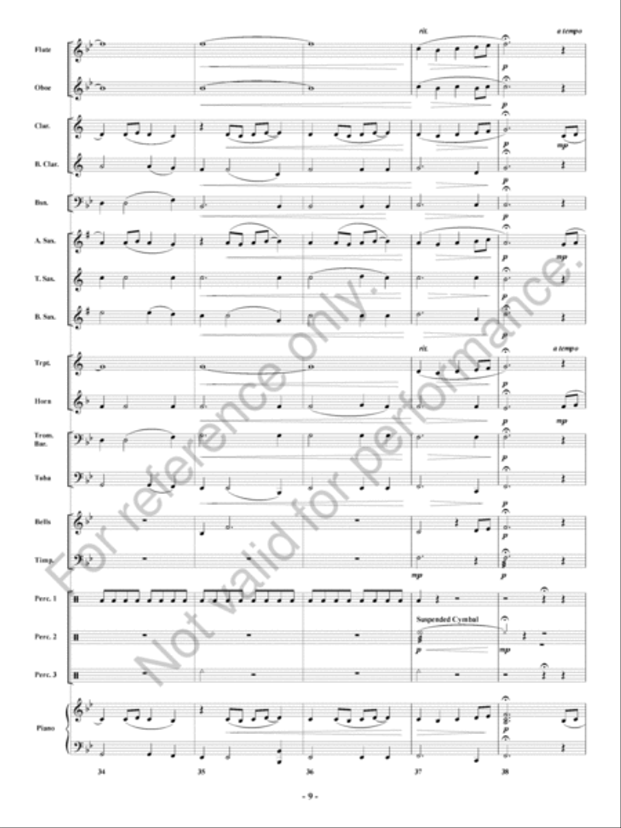 Daydreams Concert Band scores gallery preview page 10