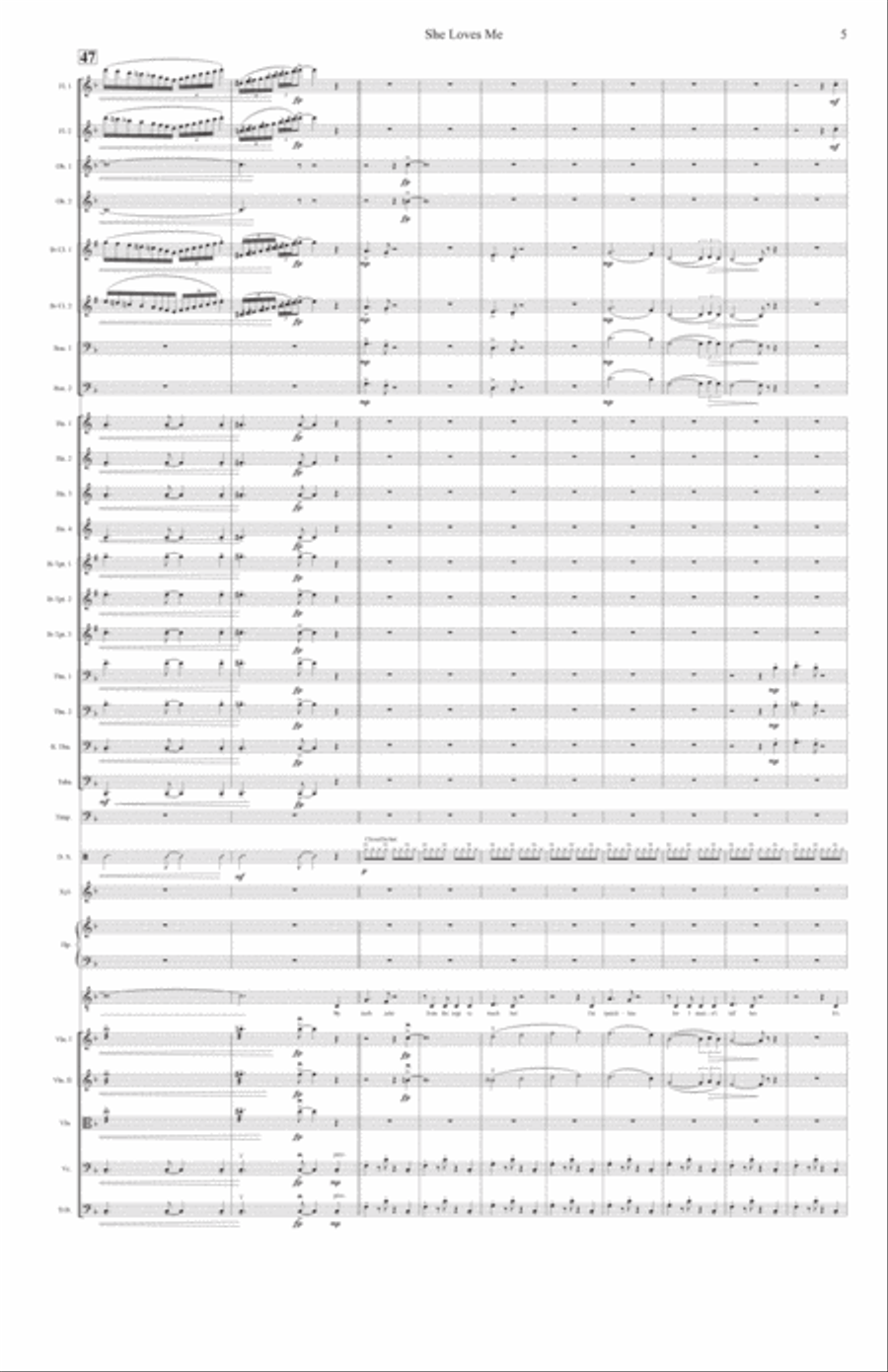 She Loves Me Full Orchestra scores gallery preview page 5