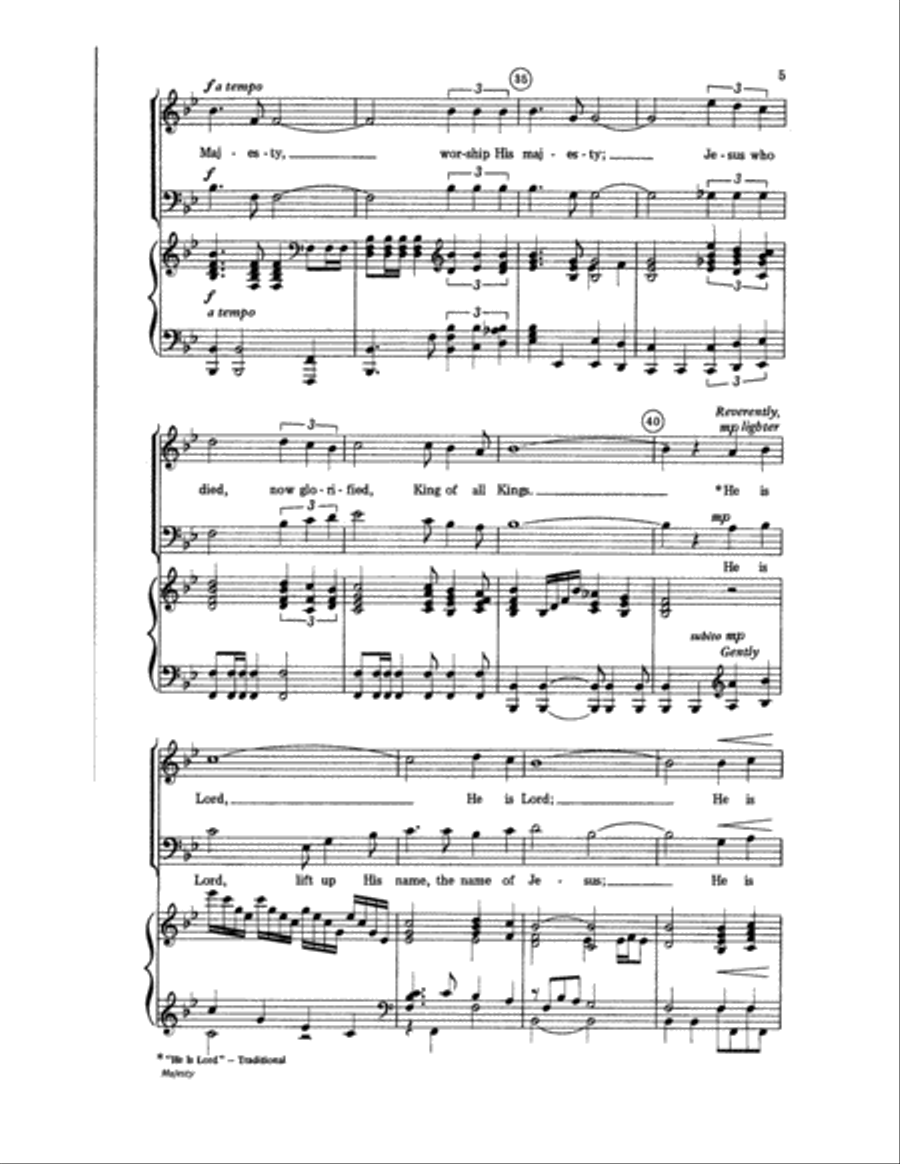 Majesty Choir scores gallery preview page 5