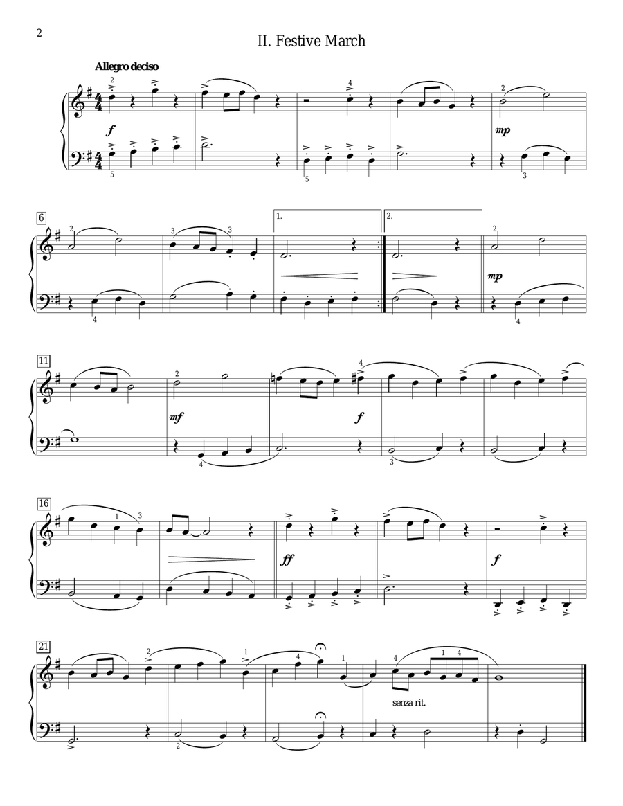 Little Suite In Baroque Style Piano Method scores gallery preview page 2