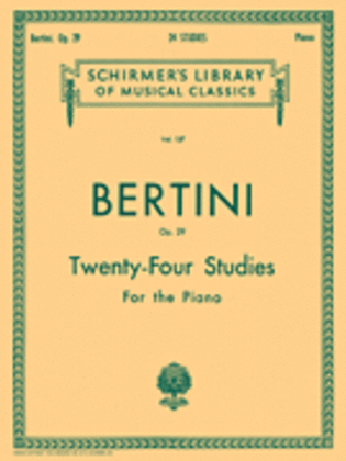 Book cover for 24 Studies, Op. 29