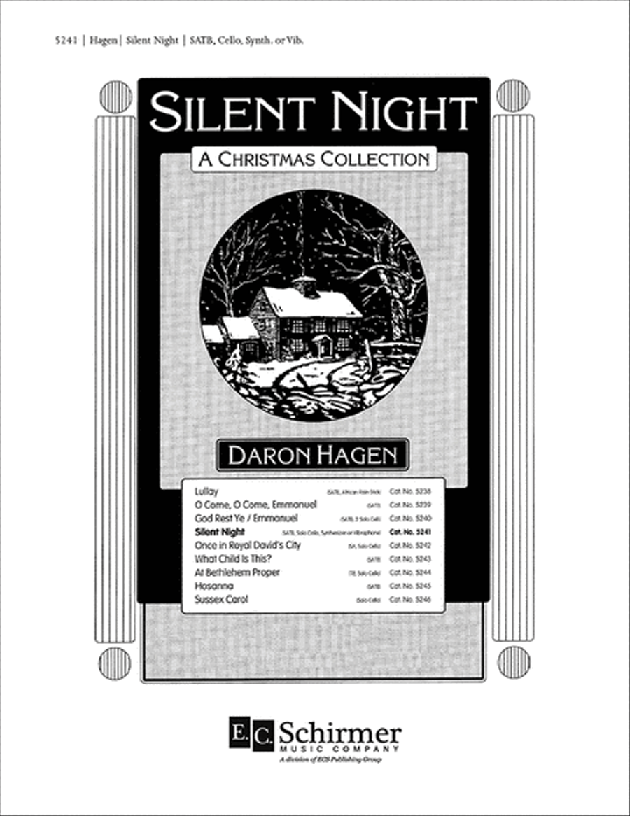 Silent Night-A Christmas Collection: Silent Night 4-Part scores gallery preview page 1