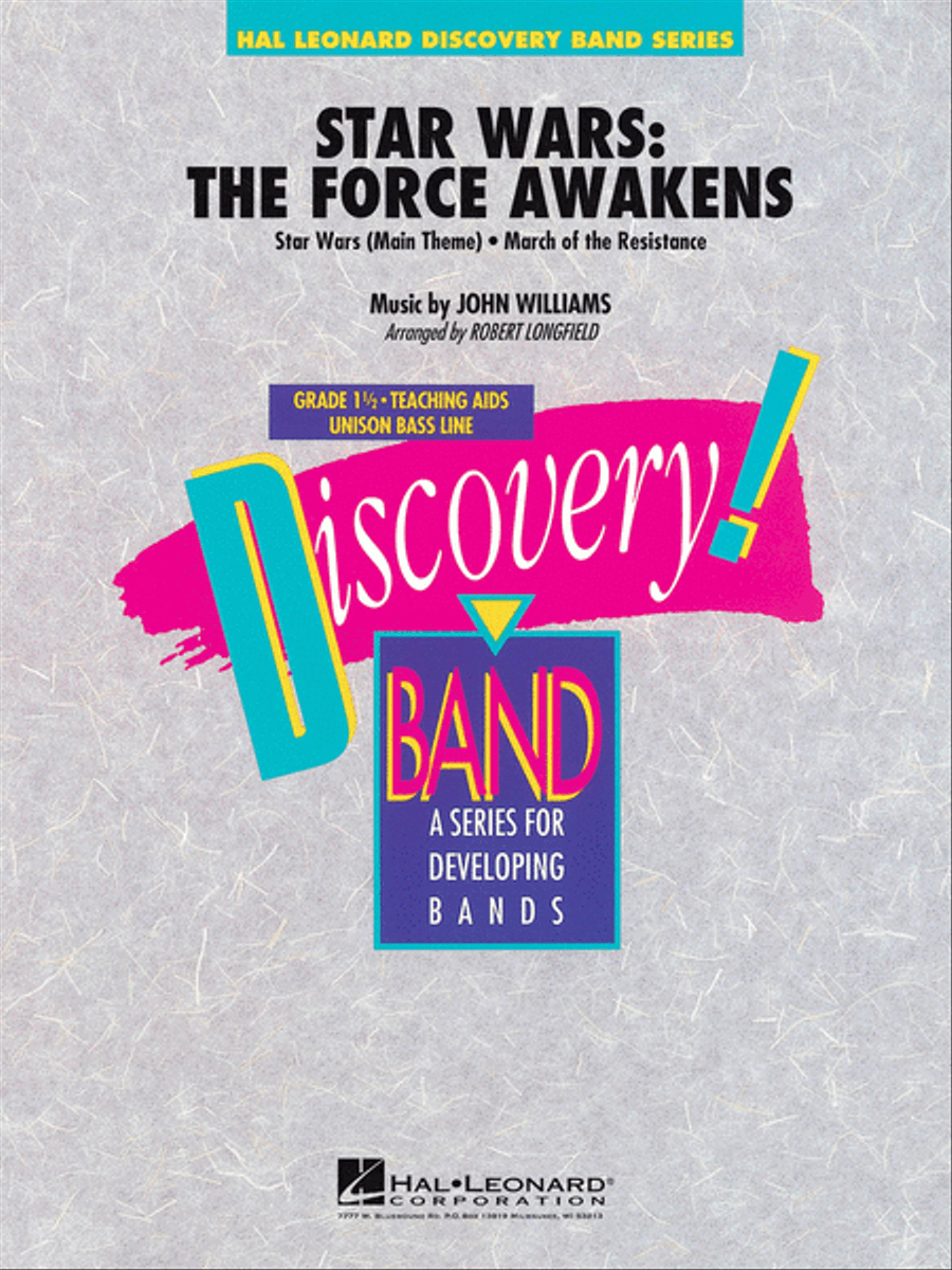 Star Wars: The Force Awakens Concert Band scores gallery preview page 1
