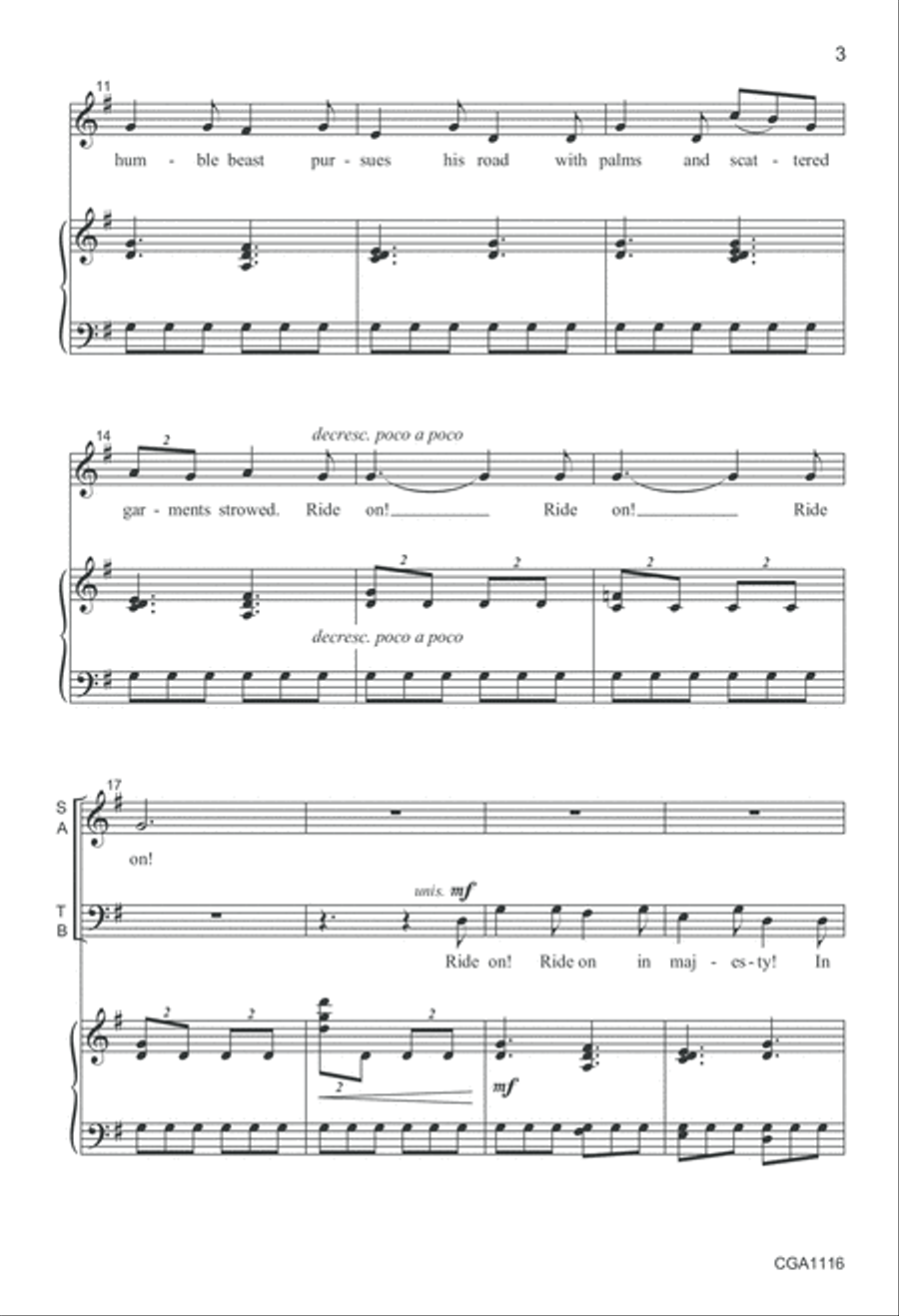 Ride On 4-Part scores gallery preview page 3